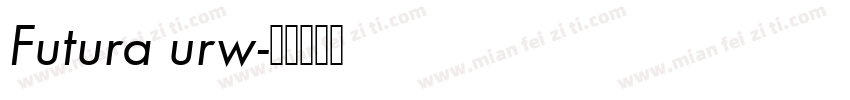 Futura urw字体转换